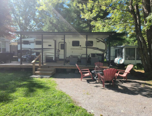 2013 – 30’ Crossroads Cruiser with Hard Top Awning. Asking: $35,000