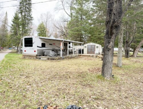 2007 – 38’ Forest River Cherokee with a Hardtop Awning. Asking $35,000